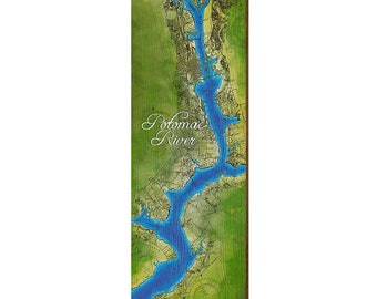 Potomac River Kayaking Map Potomac River | Etsy