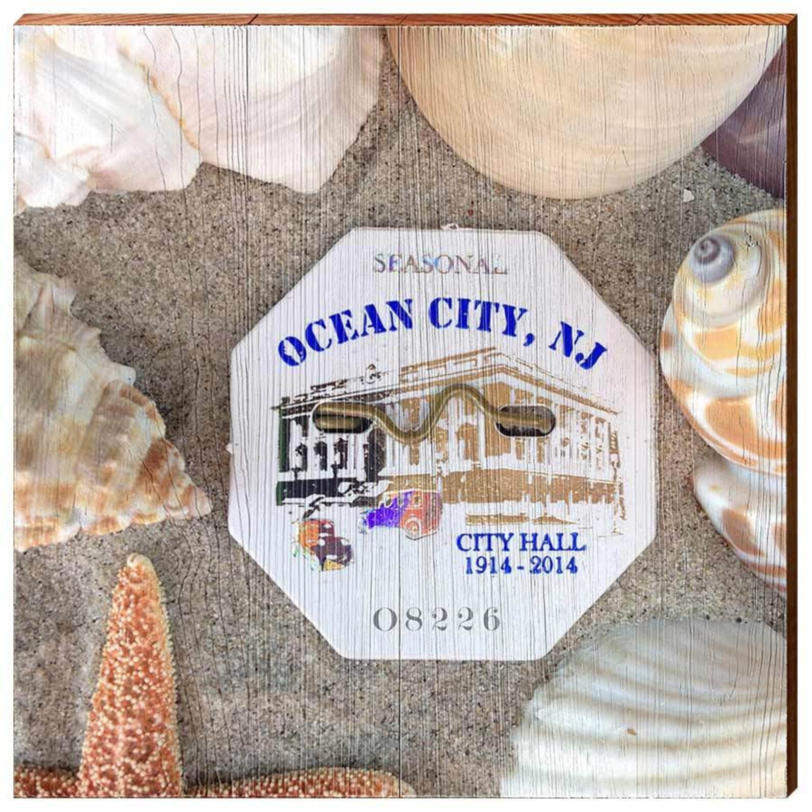 Ocean City New Jersey 2014 Beach Tag Art Etsy