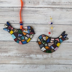 Craft Kits for Adults, Mosaic Bird Ornament, DIY crafts for adults, Adult Craft Kit, Bird Ornaments, Bird Mosaic, Mosaic Kit, Bird Craft kit