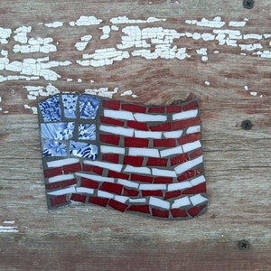 Craft kits for Adults, American Flag Kit, Mosaic Kit, Mosaic Flag, DIY Kits for Adults, Crafts Kits for Adults, DIY Craft Kit, USA Flag kit