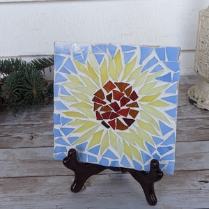 Craft Kits for Adults, Sunflower Mosaic Trivet, DIY Mosaic Kit, DIY Kits for Adults, Sunflower Craft Kit, Sunflower crafts, Coaster Kits