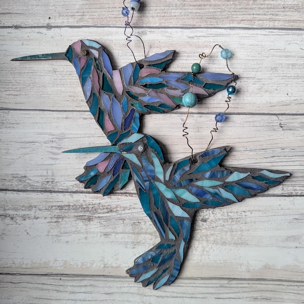 DIY Mosaic Hummingbird Craft Kit