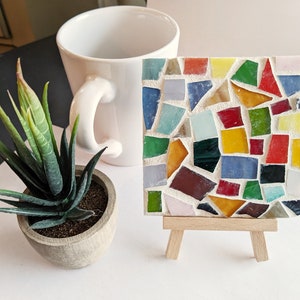 Craft Kits for Adults, Coaster Kit, Mosaic Kit, DIY Kits for Adults, Craft Kits for Women, Stained Glass Kit, Mosaic Coaster Kit, DIY Kits