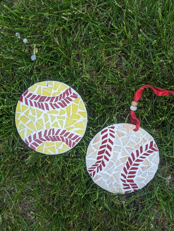 Craft Kits for Adults, Mosaic Kit, Baseball Ornament Kit, DIY Kits
