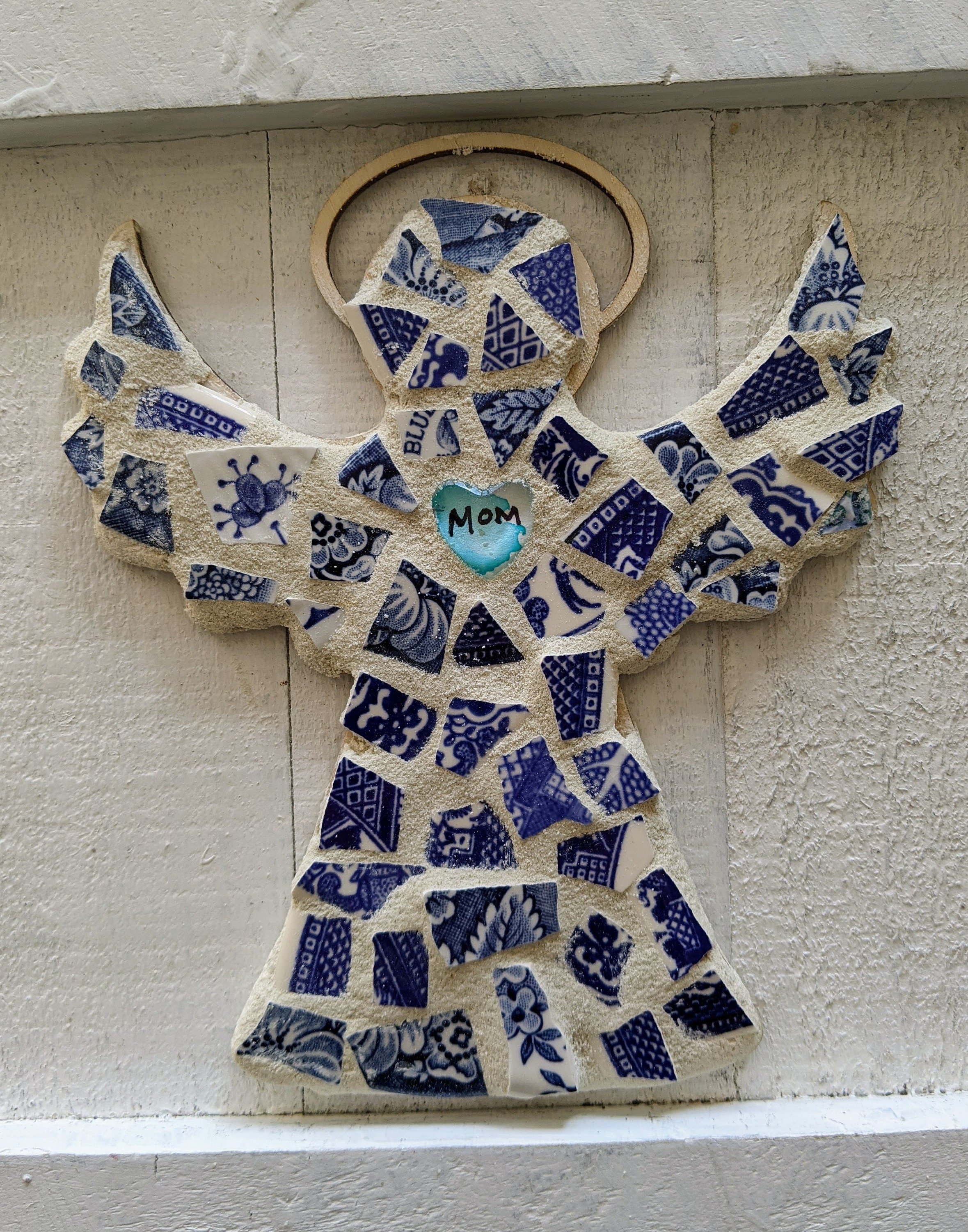 Craft Kits Angel DIY Mosaic Christmas Angel kit/ | Etsy