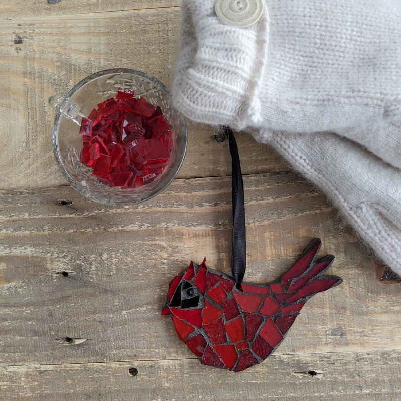 Craft Kit for Adults Cardinal Bird Kit Mosaic Kit DIY Kits Etsy