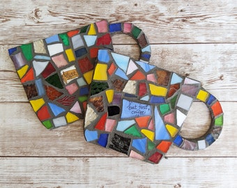 DIY Mosaic Craft Kit, Coffee cup coaster set