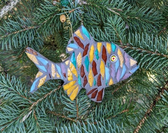 Craft Kits for Adults, Fish Ornament, Mosaic Kit, Adult Craft Kits, DIY Kits for Adults, Fish Crafts, Fisherman crafts, DIY craft Kit, kits