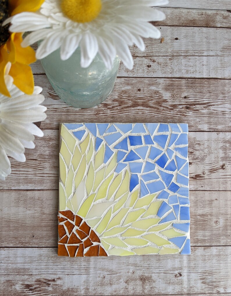 Craft Kits for Adults Sunflower Mosaic Kit DIY Kits for Etsy