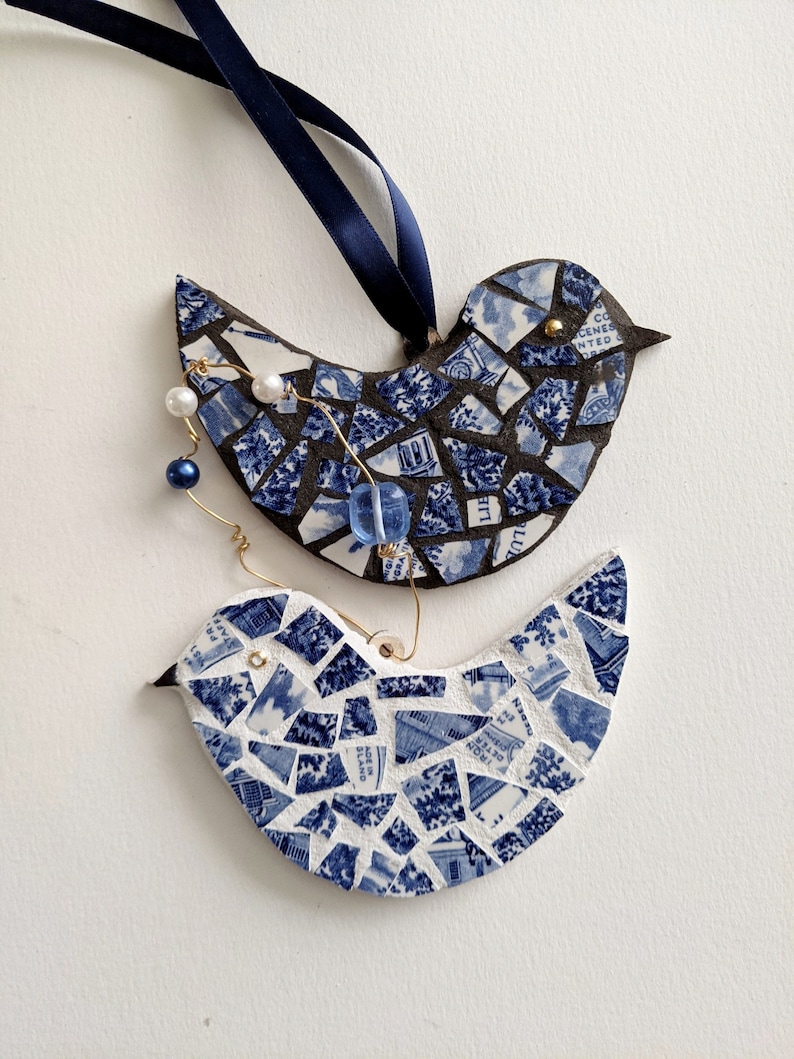 DIY Kits Bird Ornament craft Kits for Adults mosaic Kit Etsy