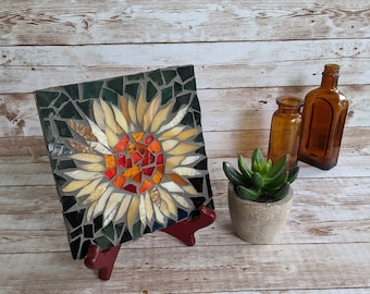 Craft Kits for Adults, Sunflower Trivet Kit, Mosaic Kit, DIY Kits for Adults, Sunflower Mosaic, Crafts Kits for Adults, DIY Sunflower Art