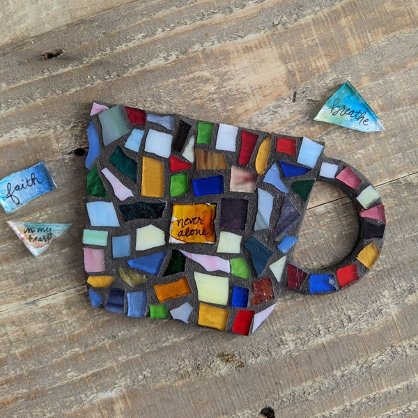 Craft Kits for Adults, Coffee Mug Coaster Kit, Mosaic Kit, DIY kits for adults, DIY Coffee coaster, mosaic coaster kit, DIY crafts for adult