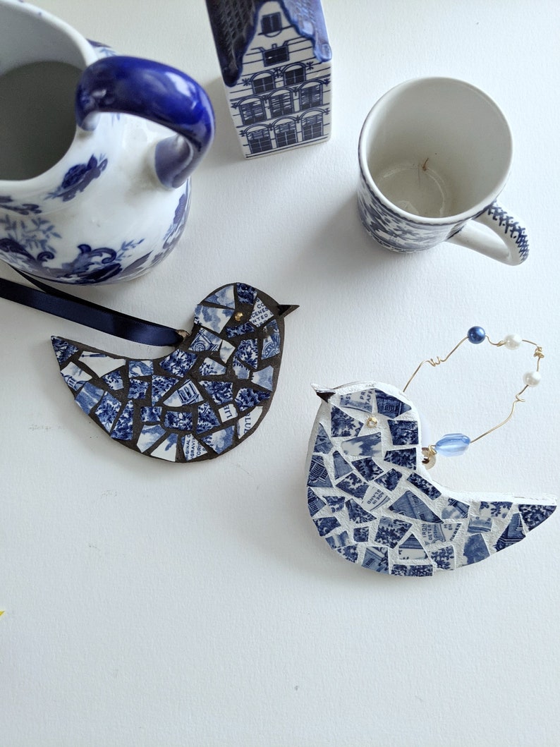 DIY Kits Bird Ornament craft Kits for Adults mosaic Kit Etsy