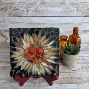 Craft Kits for Adults, Sunflower Trivet Kit, Mosaic Kit, DIY Kits for Adults, Sunflower Mosaic, Crafts Kits for Adults, DIY Sunflower Art image 5