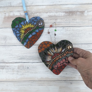 Craft Kits for Adults, Mosaic Kit, Heart Mosaic Craft Kit, Adult Craft Kit, Heart Ornament Kit, Mosaic Crafts, Craft Kits for women, Art Kit image 7