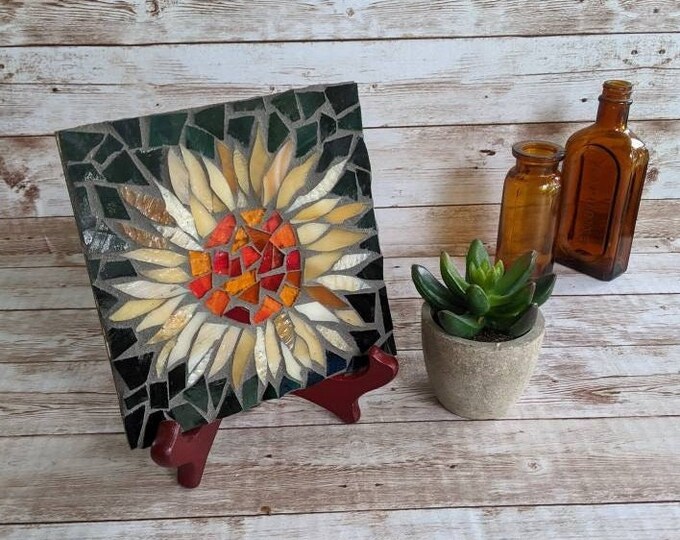 Craft Kits for Adults, Sunflower Trivet, Mosaic Kit, DIY Kits for