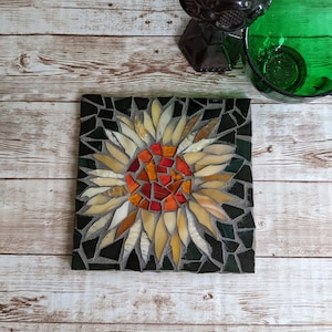 Craft Kits for Adults, Sunflower Trivet Kit, Mosaic Kit, DIY Kits for Adults, Sunflower Mosaic, Crafts Kits for Adults, DIY Sunflower Art image 8