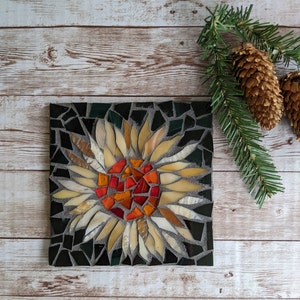 Craft Kits for Adults, Sunflower Trivet Kit, Mosaic Kit, DIY Kits for Adults, Sunflower Mosaic, Crafts Kits for Adults, DIY Sunflower Art No Easel