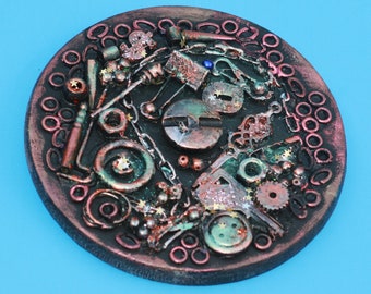 Joyero o caja de baratijas estilo Steampunk