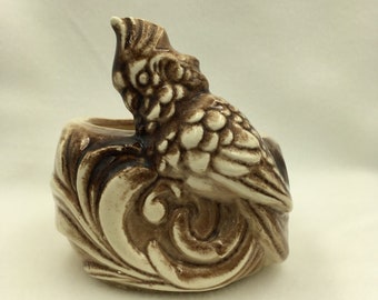 Ceramic Vintage Shawnee Cockatoo planter