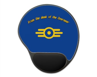 Fallout Overseer Mouse Pad With Wrist Rest