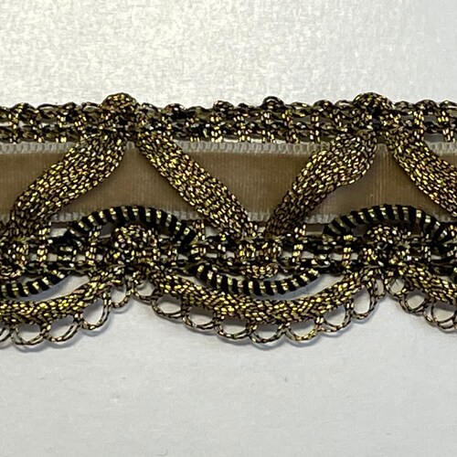 VINTO 2.5 Gold Beaded Tassel Fringe Trim / Drapery Etsy