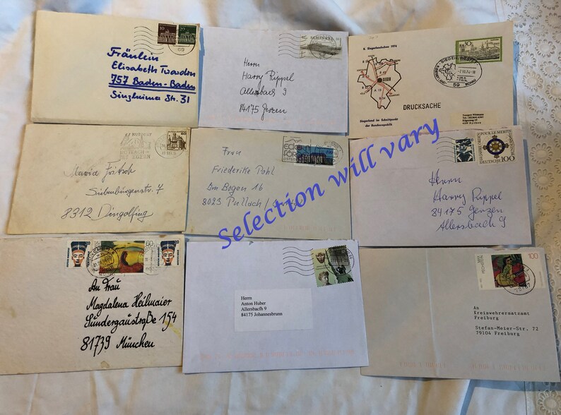 empty envelopes 25pcs Grab bag of letters
