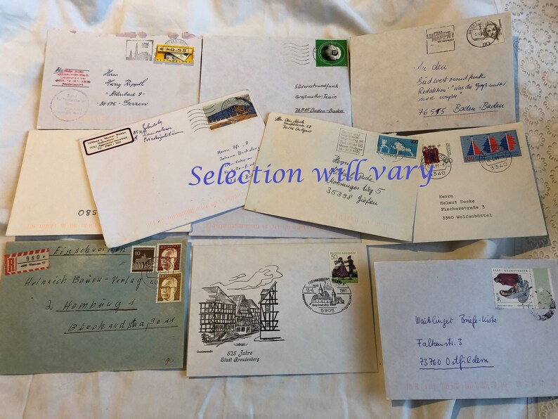 empty envelopes 25pcs Grab bag of letters