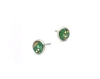 Upcycled Circuit Board Studs 6mm