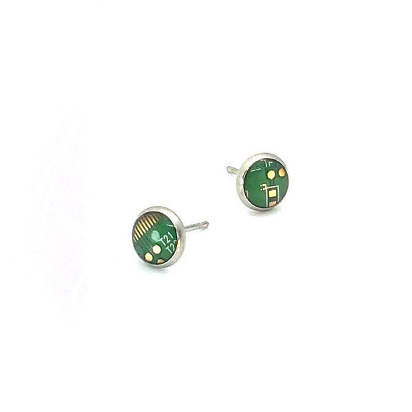 Upcycled Circuit Board Studs 6mm