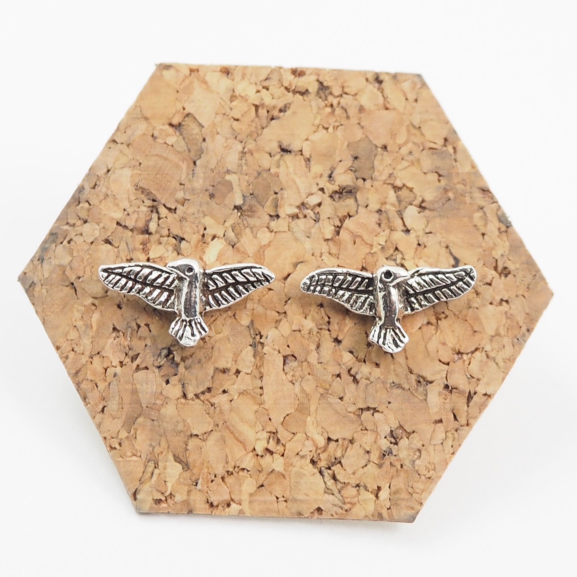 Eagle Stud Earrings Animal Earrings Flying Bird Earrings Etsy