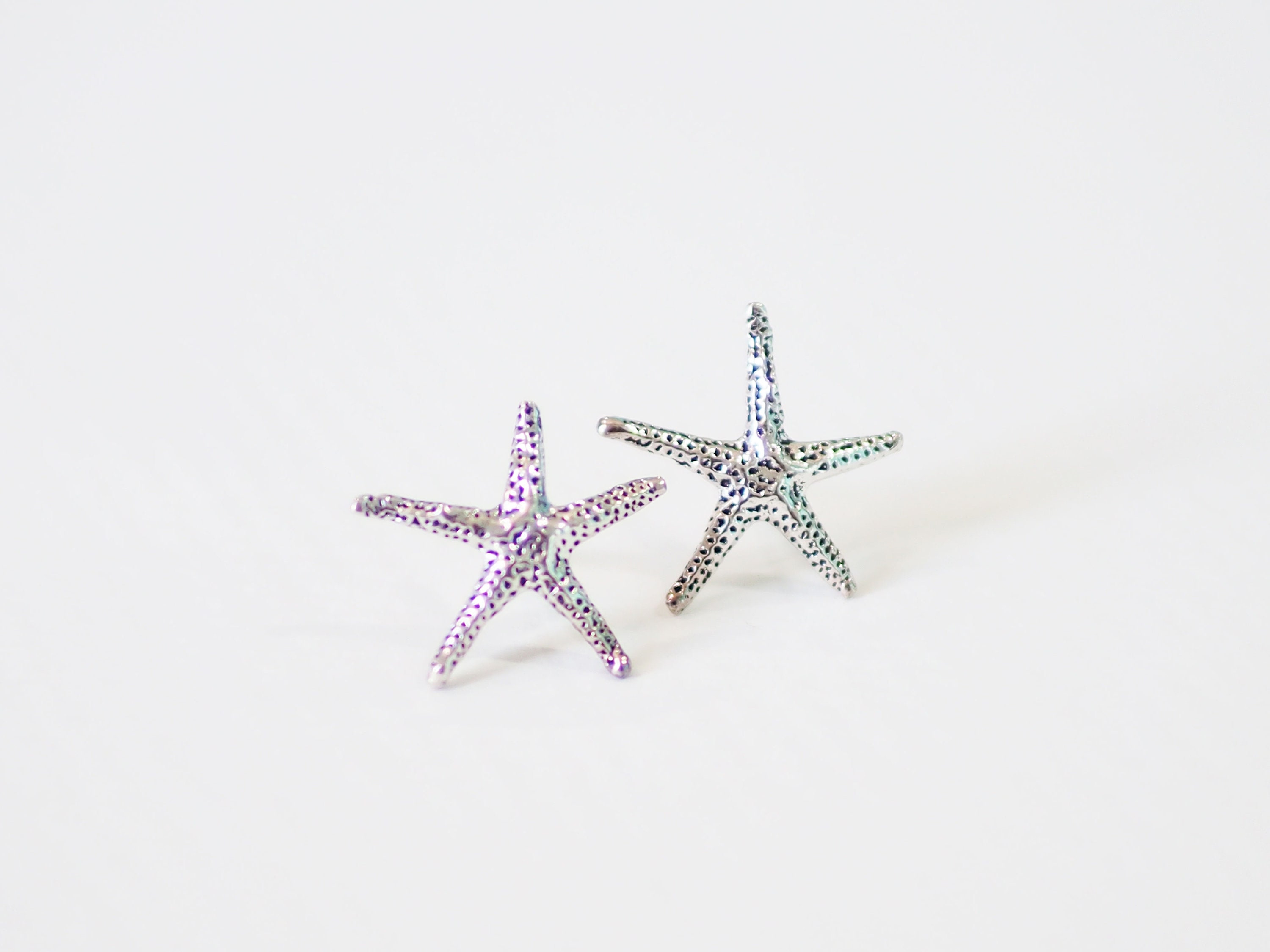 Starfish Stud Earrings Sea Star Fish Earrings Starfish Etsy
