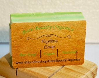 Key lime Soap Bar -Handmade Soap - Natural Soap - Homemade Soap - All Natural - Vegan – Organic