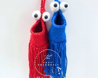 HÄKELANLEITUNG Mini Yip Yip, gehäkelter Aufhänger Yip Yip, Auto Aufhänger, Spiegel Aufhänger, Blumenampel, PDF Download