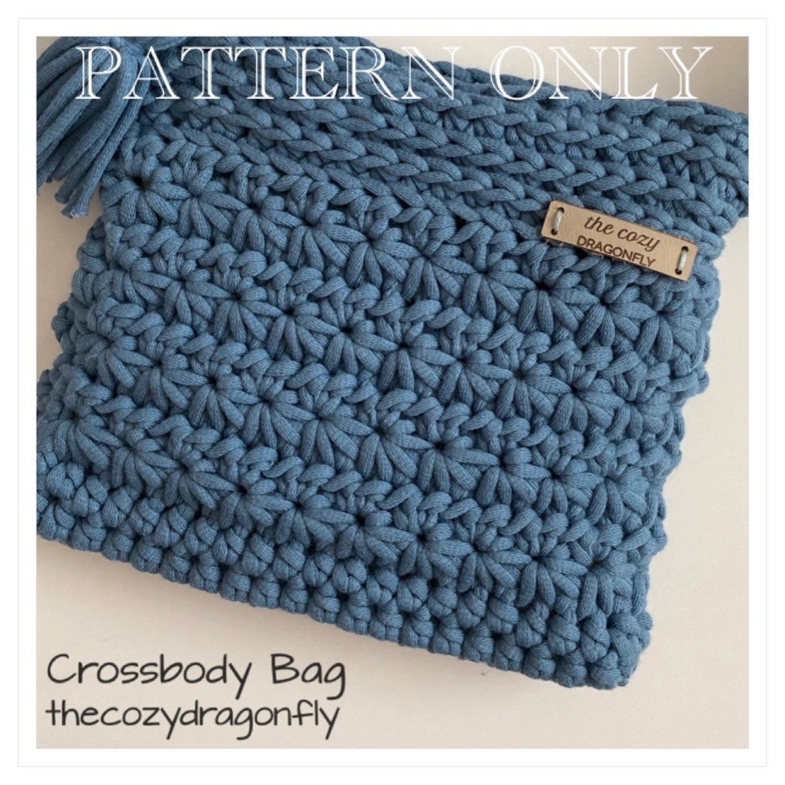 CROCHET PATTERN / Crossbody Bag / Crochet Crossbody Pattern / Etsy