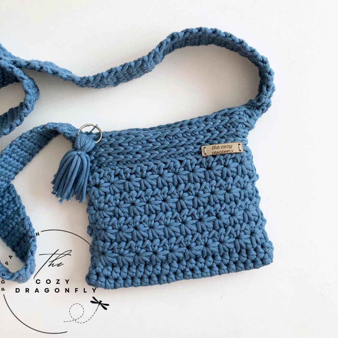【関税＆送料込み】ChloAC Crochet Crossbody Bag Chic Slant Sling Crochet Crossbody Bag • Free Crochet Pattern
