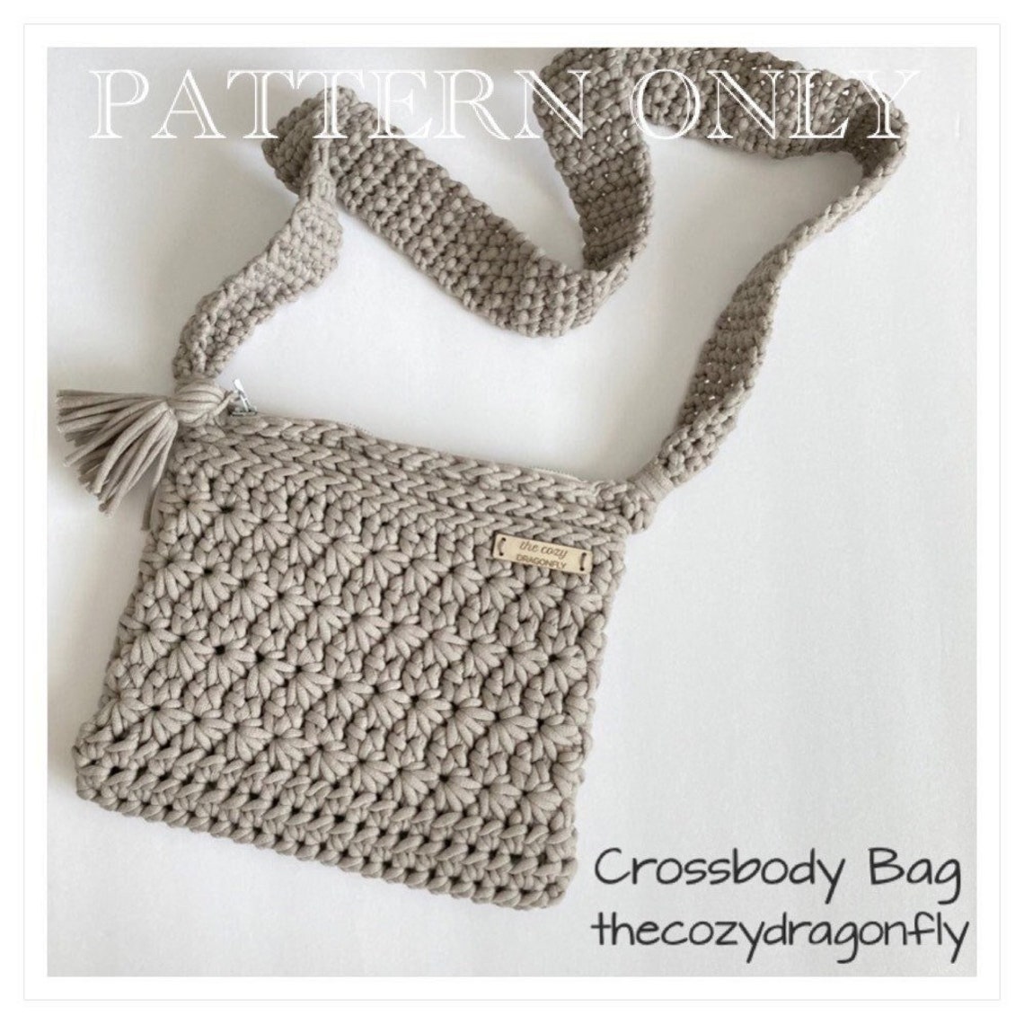 CROCHET PATTERN / Crossbody Bag / Crochet Crossbody Pattern / Etsy