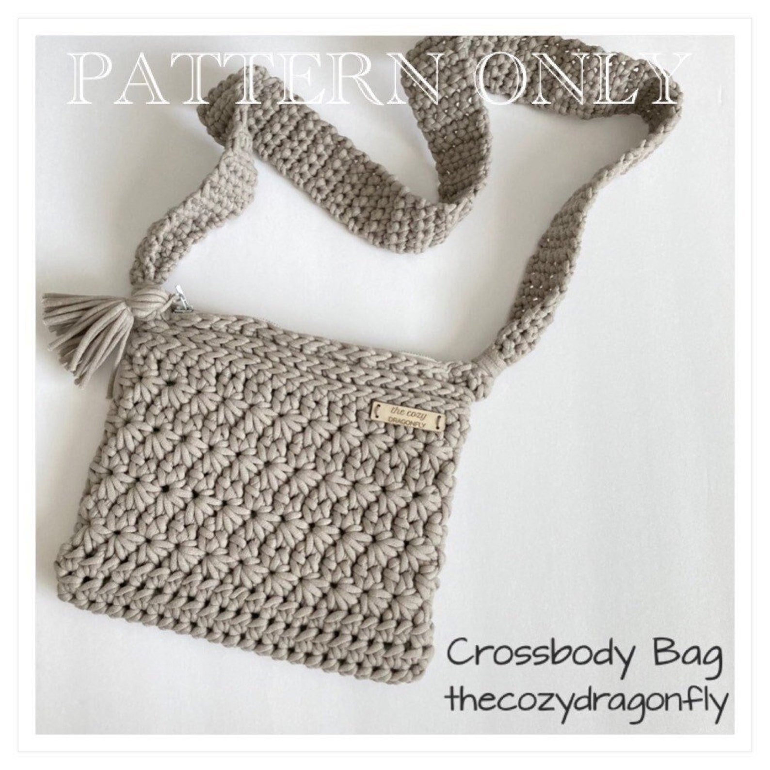 CROCHET PATTERN / Crossbody Bag / Crochet Crossbody Pattern / - Etsy