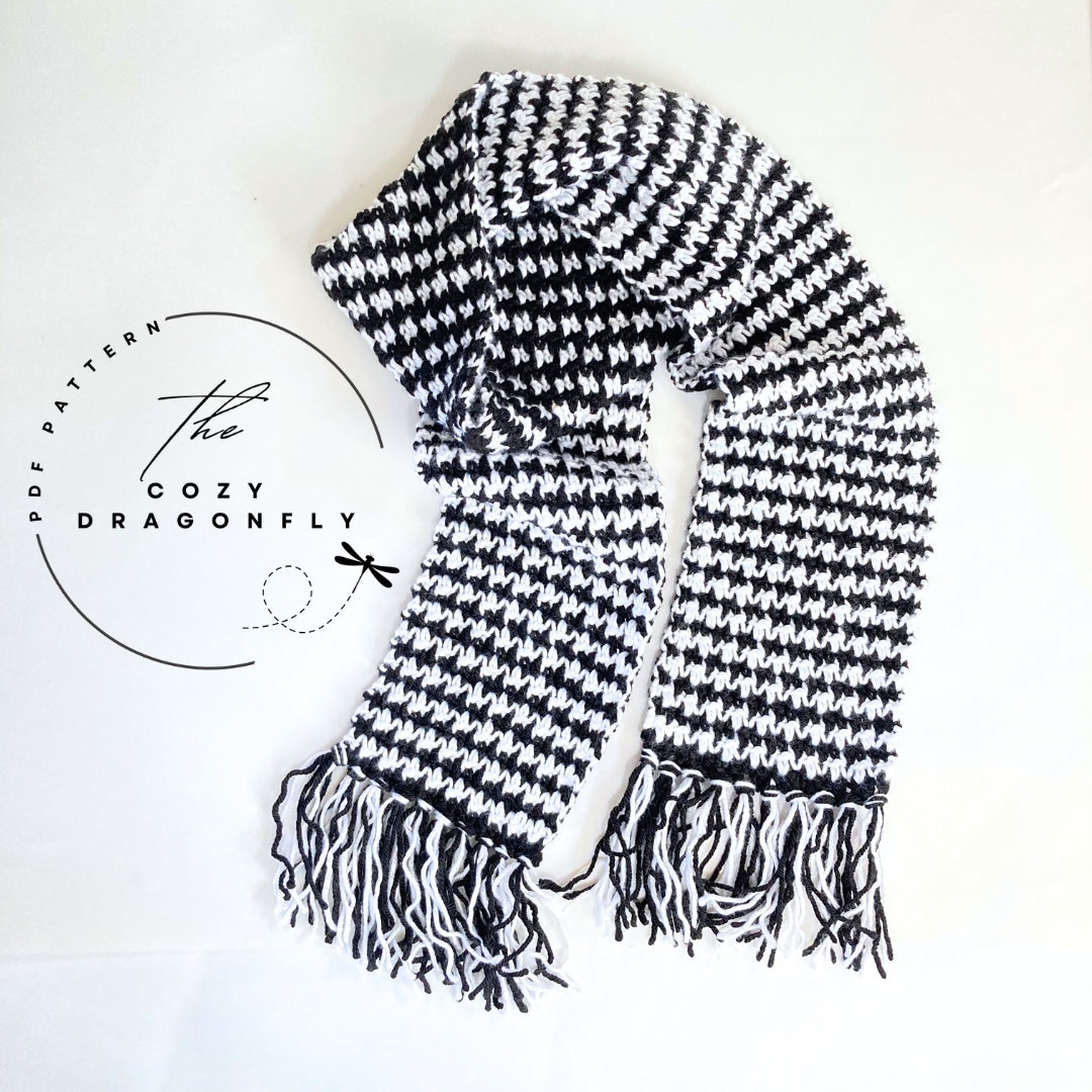 BOTT】24aw 未開封HOUNDSTOOTH HOODED SCARF BoTT / HOUNDSTOOTH