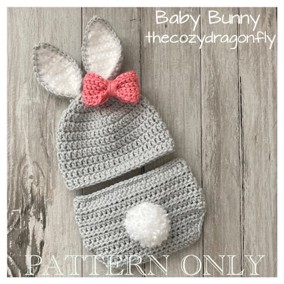 Crochet baby bunny outfit pattern free hotsell
