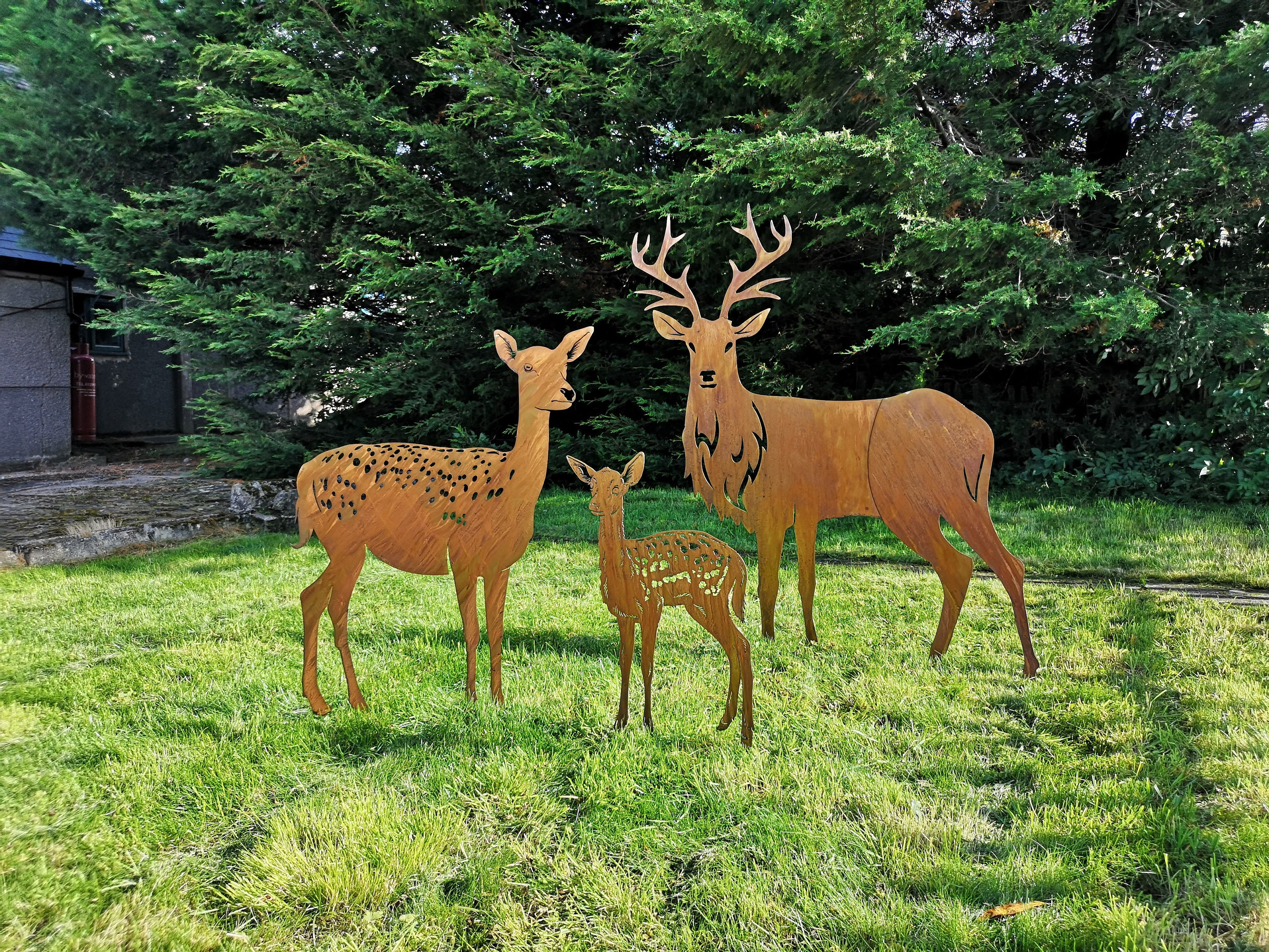 Metal sale deer cutout