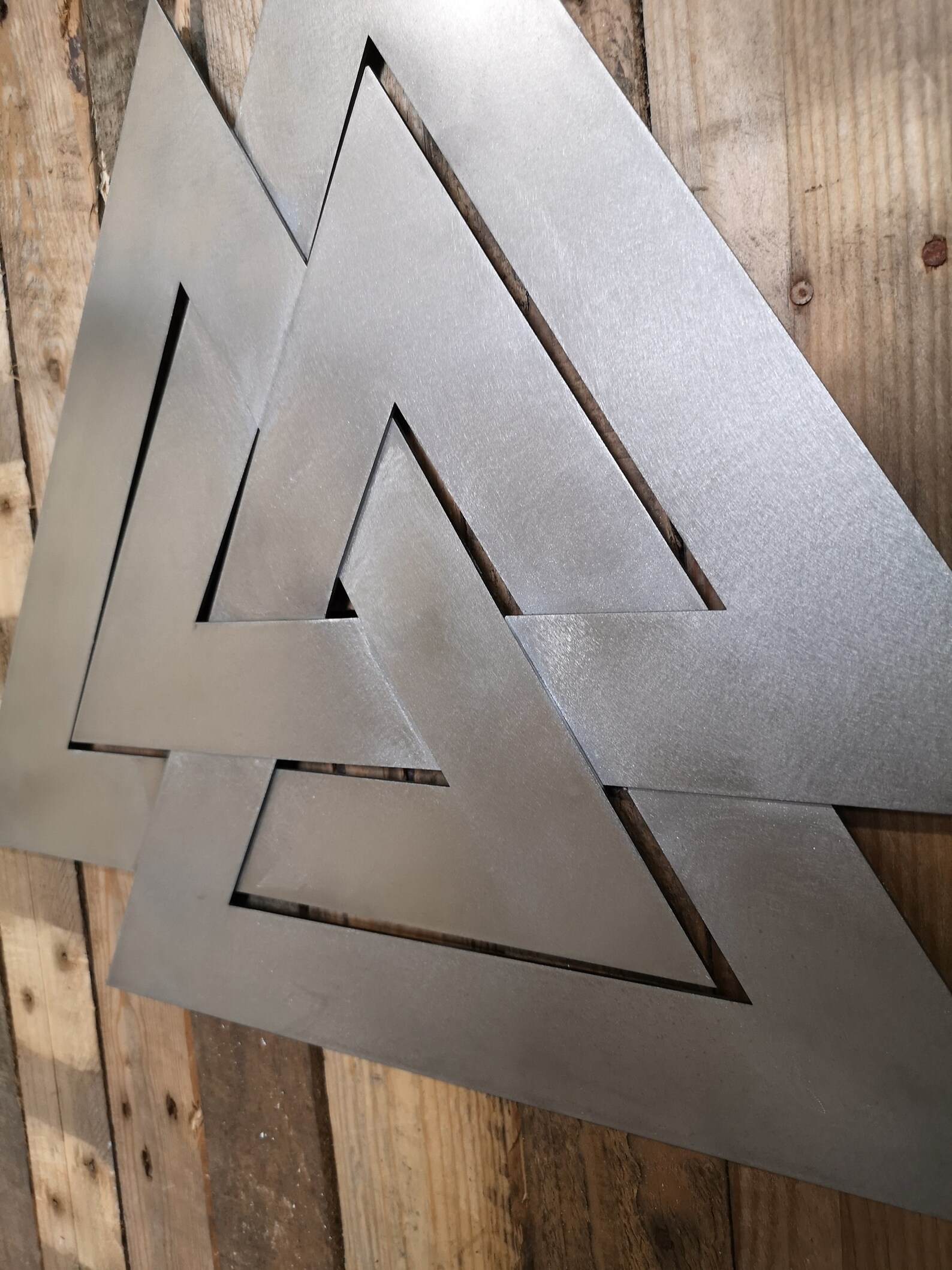 Valknut Metal Viking Wall Art / Norse Mythology / Norse Wall Etsy