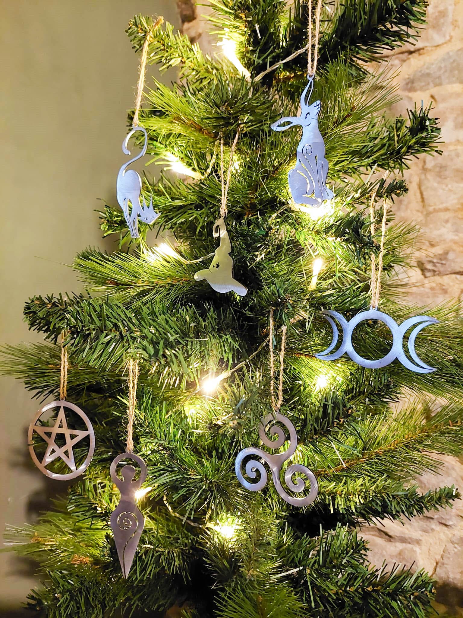 Pagan Christmas Tree Decoration / Winter Solstice Ornaments / Etsy UK