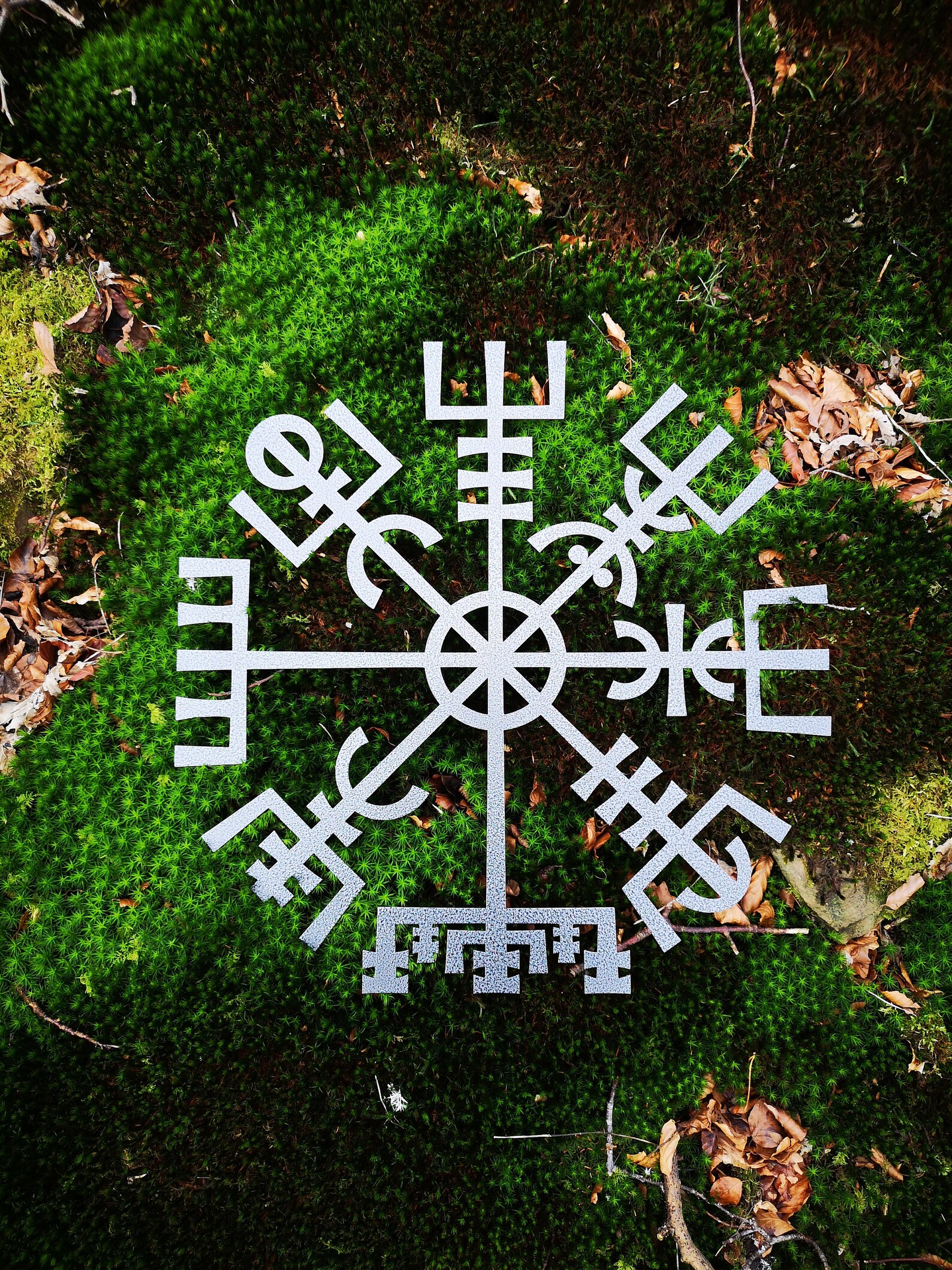 Vegvisir Viking Wall Art 20 Inch / Viking Compass / Viking Etsy