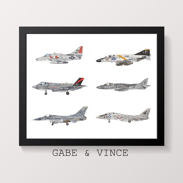 Printable Airplane Poster // Fighter Jet Airplane Poster // Airplane Print // Kids Room Wall Art // Boys Room Decor // INSTANT DOWNLOAD