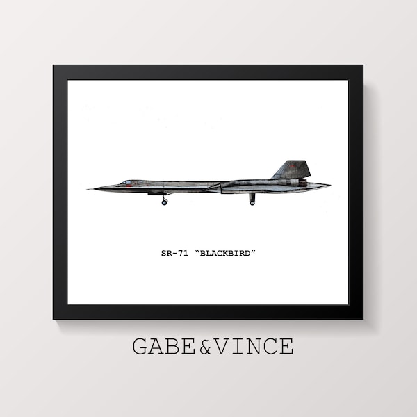 Airplane Printable, Airplane Print, SR-71 Blackbird Print, Vintage Airplane Watercolor, Watercolor, Kids Room Wall Art, INSTANT DOWNLOAD