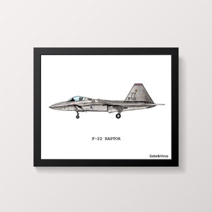 Airplane Prints, Set of 8 Fighter Jet Airplane Prints, Boys Room Decor, Airplane Wall Art, Kids Room Wall Art, Airplane Print, Aviation Art image 9