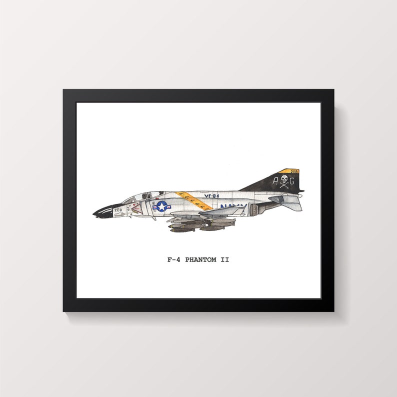 Airplane Prints, Set of 8 Fighter Jet Airplane Prints, Boys Room Decor, Airplane Wall Art, Kids Room Wall Art, Airplane Print, Aviation Art image 5