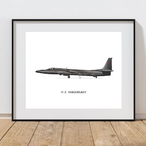 Airplane Printable, Airplane Print, U-2 Dragon Lady Print, Vintage Airplane, Spy Plane, Watercolor, Kids Room Wall Art, INSTANT DOWNLOAD