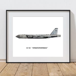 Airplane Printable, Airplane Print, B-52 Bomber Print, Vintage Airplane Watercolor, Boys Room Wall Art, Kids Room Wall Art, INSTANT DOWNLOAD